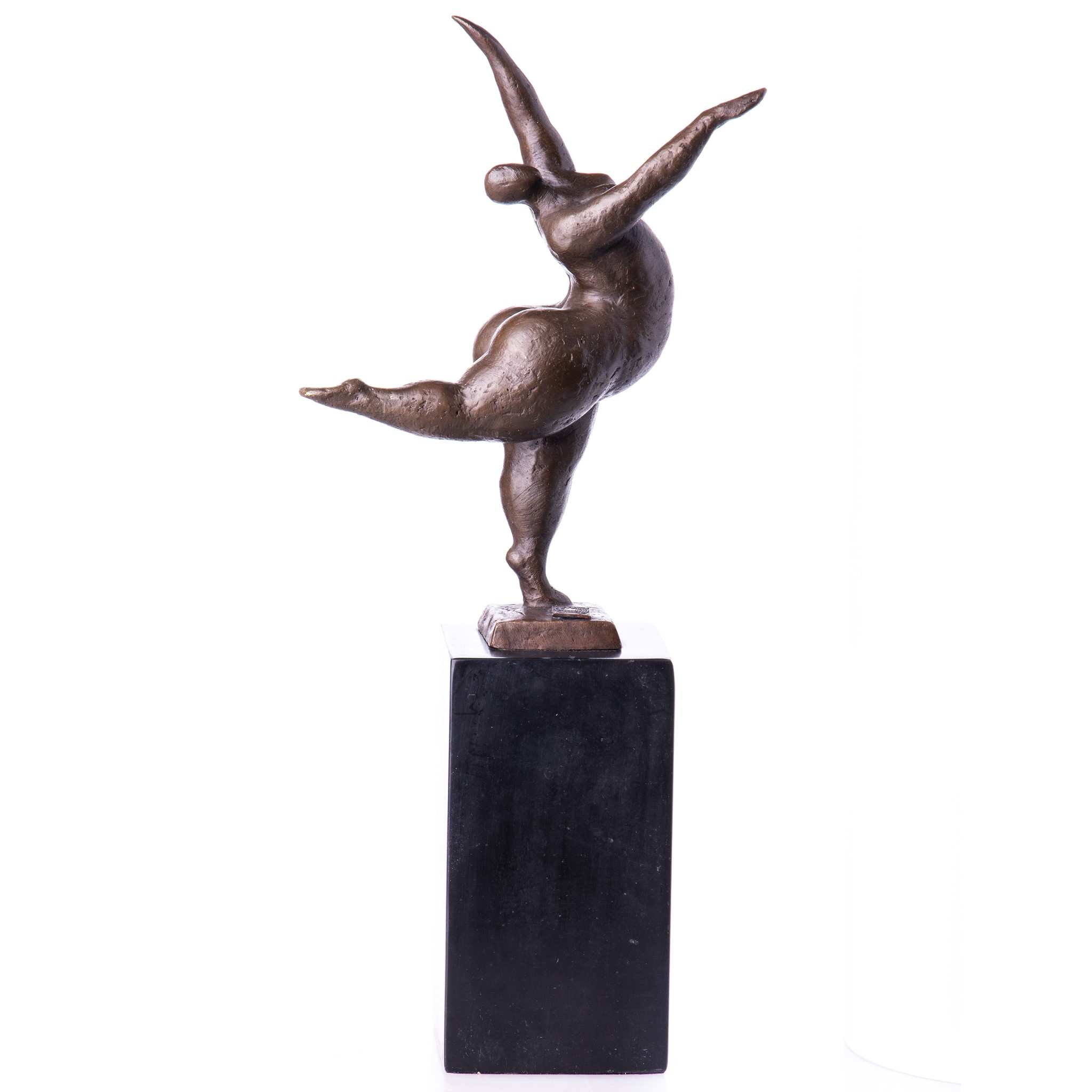 Női akt - modern bronz szobor képe